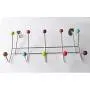 10 Hook Multi Colour Over The Door Clothes Coat Hanger Rack Chrome Hangers 10 Hook Multi Colour Over The Door Clothes Coat Hanger Rack Chrome Hangers