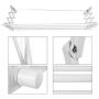 Wall Mounted Retractable Clothes Airer - Ceiling Mounted Laundry Drying Rack-Space Save-Laundry Rack Drying Hanger Clotheshorse