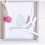 5pcs Set Cute Original Pine Wood Bunny swan Cloth Hanger for Baby Cloth Creative Rabbits Hanger for Kids Present Color Random