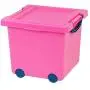 IRIS Toy Storage Box, Pink IRIS Toy Storage Box, Pink
