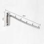 Newdora Folding Wall Mounted Clothes Hanger Rack Hook Laundry Drying Rack Instant Clothes Closet Stainless Steel Clothes Rack Closet Clothes Storage System Support Up To 45 Pounds Newdora Folding Wall Mounted Clothes Hanger Rack Hook Laundry Drying Rack Instant Clothes Closet Stainless Steel Clothes Rack Closet Clothes Storage System Support Up To 45 Pounds
