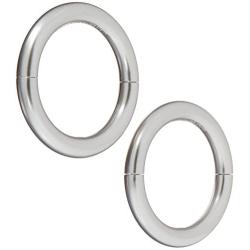 Umbra Halo Magnetic Holdbacks for Curtain Panels, Set of 2, Nickel