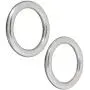 Umbra Halo Magnetic Holdbacks for Curtain Panels, Set of 2, Nickel Umbra Halo Magnetic Holdbacks for Curtain Panels, Set of 2, Nickel