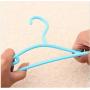 20Pcs Portable Clothes Hanger Random Color Kids Children Toddler Baby Clothes Coat Plastic Hangers Hook Household