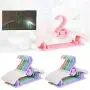 canghai 10Pcs/Lot Non-Slip Plastic Clothes Hanger Kid Children Toddler Baby Clothes Coat Telescopic Hanger