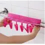 Portable Bathrooms Cloth Hanger Rack Clothespin Clothes Drying Rack 10pcs Random Colo Portable Bathrooms Cloth Hanger Rack Clothespin Clothes Drying Rack 10pcs Random Colo