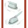 QERNTPEY Clothes Steamer Handheld Hanging Ironing Machine Compact and Portable for Business Trips Folding Flat Hanging Two-in-one Handheld Iron Widely Use (Color : Pink, Size : 28.6x8.7x11.5CM)