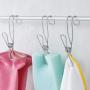 MEIYIN 20 Pcs Stainless Steel Laundry Hanging Clip Hook Clothes Peg Boot Hanger Towel Holder Paper Files Snack Binder Clip