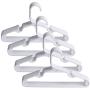 Thsinde 40-Pack Plastic Childrens Hangers,Clothes Hangers Value Pack for Closet - White