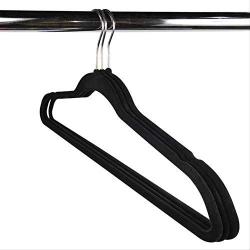 KIPB 10pcs Non-Slip Velvet Hangers Suit Hanger Ultra Thin Space Saving 360 Degree Swivel Hook Strong and Durable Clothes Hanger