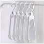 10pcs Creativity Magic Clothes Hanger Stand Broad Shoulders Plastic Fold Organizer 10pcs Creativity Magic Clothes Hanger Stand Broad Shoulders Plastic Fold Organizer