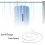 BloomyAbe Free Installed Quilt Drying Laundry Rack Spiral Space Saving Rack Hangers Heavy Duty Rotating Quilt Blanket Storage Rack Outside Indoor Hanger