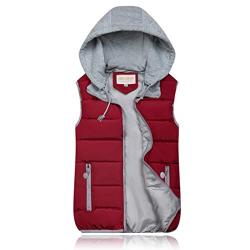 TANLANG Fashion Women Autumn Winter Vest Wadded Jacket Tank Short Warm Coat Logistics Hoodie Cardigan Outwear