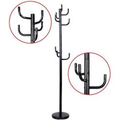 Good concept Coat Rack Metal Stand Hanger Hat Hooks Tree Clothes Holder Hook Jacket Umbrella Base Decor Handbag