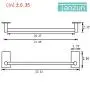 Taozun Towel Bar Self Adhesive 21.65-Inch Bathroom Brushed SUS 304 Stainless Steel Bath Wall Shelf Rack Hanging Towel Stick On Sticky Hanger Contemporary Style Taozun Towel Bar Self Adhesive 21.65-Inch Bathroom Brushed SUS 304 Stainless Steel Bath Wall Shelf Rack Hanging Towel Stick On Sticky Hanger Contemporary Style