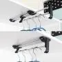 DearAnswer Heavy Duty Retractable Closet Pull Out Rod Wardrobe Clothes Hanger Rail Towel Closet Rail Organizer Rack for Home Bedroom Use, Type 2 DearAnswer Heavy Duty Retractable Closet Pull Out Rod Wardrobe Clothes Hanger Rail Towel Closet Rail Organizer Rack for Home Bedroom Use, Type 2