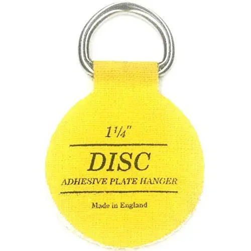 Flatirons Disc Adhesive Plate Hangers, 1.25 Inch, 6 Pack