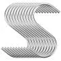 ORYXBOOST 17Packs Adhesive Hook Kitchen Wall Hook- 10Pcs Heavy Duty S Hooks, 5Pcs Coat Hooks, 2Pcs Plastic Adhesive Hooks for Plugs Toothbrush (17PCS - Silver) ORYXBOOST 17Packs Adhesive Hook Kitchen Wall Hook- 10Pcs Heavy Duty S Hooks, 5Pcs Coat Hooks, 2Pcs Plastic Adhesive Hooks for Plugs Toothbrush (17PCS - Silver)