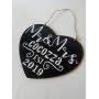 Custom Handmade Wedding Room Door Hanger for Newlyweds/Honeymooners/Just Married