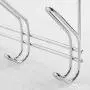 iDesign Classico Metal Over the Door Organizer, 6-Hook Rack for Coats, Hats, Robes, Towels, Bedroom, Closet, and Bathroom, 18.75" x 5" x 10.75", Chrome iDesign Classico Metal Over the Door Organizer, 6-Hook Rack for Coats, Hats, Robes, Towels, Bedroom, Closet, and Bathroom, 18.75" x 5" x 10.75", Chrome