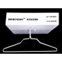 200 White Wire Hangers 18" Standard White Clothes Hangers (200, White)