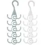 10pcs Random Color Multifunction Clothes Hanger Clothing Hanger Rack Closet Organizer for Ties Belts Storage Racks Wardrobe Drying Rack Scarf Hang 10pcs Random Color Multifunction Clothes Hanger Clothing Hanger Rack Closet Organizer for Ties Belts Storage Racks Wardrobe Drying Rack Scarf Hang