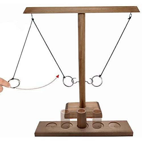 Hook and Ring Game for Adults Kids, Hook and Ring Interactive Game with Shot Ladder Bundle, Outdoor Indoor Handmade Wooden Hook and Ring Games for Home, Party Games ---Gift for Family and Friends Hook and Ring Game for Adults Kids, Hook and Ring Interactive Game with Shot Ladder Bundle, Outdoor Indoor Handmade Wooden Hook and Ring Games for Home, Party Games ---Gift for Family and Friends