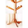 Y.H.Valuable Coat Racks Standing Coat Rack Wooden Free Standing,Coat Hat Tree Clothes Hanger Holder Stand for Clothes,Scarves,Handbags,Umbrella Entryway Furniture