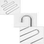 5pcs 5 Layers S Shape Multifunctional Clothes Hangers Pants Storage Hangers Cloth Rack Multilayer Storage Cloth Hanger Decoration