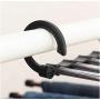 5 in 1 Pants Storage Rack Multifunctional Stainless Steel Clothes Holder Belt Coat Hanger Scarf Trousers Drying Rack Storage 5pcs Random Color