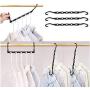 10pcs Clothes Hanger Plastic Portable Travel Folding Convenient Storage Home Bedroom Storage Holder Plastic Clothes Hangers Decoration