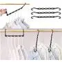 10pcs Clothes Hanger Plastic Portable Travel Folding Convenient Storage Home Bedroom Storage Holder Plastic Clothes Hangers Decoration 10pcs Clothes Hanger Plastic Portable Travel Folding Convenient Storage Home Bedroom Storage Holder Plastic Clothes Hangers Decoration