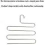 5 Layers S Shape Multifunctional Clothes Hangers Pants Storage Hangers Cloth Rack Multilayer Storage Cloth Hanger 5PC 5 Layers S Shape Multifunctional Clothes Hangers Pants Storage Hangers Cloth Rack Multilayer Storage Cloth Hanger 5PC