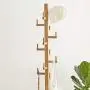 AIDELAI Coat Rack Entrance Coat Rack Beech Clothes Shelf Modern Minimalist Bedroom Hanger European Style Creative Hanger (Color : D)