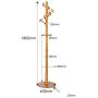 KXBYMX Clothes Hanger Floor Solid Wood Coat Rack Bedroom Hanging Clothes Household Clothes Rack -Multifunctional Coat Rack (Color : A) KXBYMX Clothes Hanger Floor Solid Wood Coat Rack Bedroom Hanging Clothes Household Clothes Rack -Multifunctional Coat Rack (Color : A)