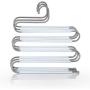 Sortfab Pants Hangers Premium Quality S-Shape 5 Layers Non-slip Stainless Steal Multi-purpose Clothes Hangers - Space Saving Hangers for Hanging Pants, Jeans, Trousers, Scarfs, Ties, Towels -Pack of 3 Sortfab Pants Hangers Premium Quality S-Shape 5 Layers Non-slip Stainless Steal Multi-purpose Clothes Hangers - Space Saving Hangers for Hanging Pants, Jeans, Trousers, Scarfs, Ties, Towels -Pack of 3