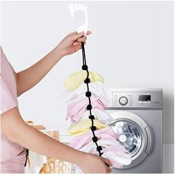 5pcs Random Color Portable Bathrooms Cloth Hanger Rack Clothespin Clothes Hangers Socks Saving Space Hanger Cabide Underwear Sock Cleaning Aids