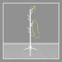Milliard Kids Coat Tree Rack Hanger Wooden White Rack Organizer Furniture