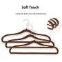 zhuanjiao Premium Velvet Hangers 10 Pack - Wide Shoulder Hangers Non Slip Velvet Clothes Hangers for Suit Jacket Coat with Swivel Hooks zhuanjiao Premium Velvet Hangers 10 Pack - Wide Shoulder Hangers Non Slip Velvet Clothes Hangers for Suit Jacket Coat with Swivel Hooks
