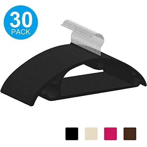 IEOKE Premium Velvet Hangers, Non-Slip Suit Clothes Hangers Coat Hangers (30-Pack) Ultra Thin Space Saving with Heavy Duty 360 Swivel Chrome Hook IEOKE Premium Velvet Hangers, Non-Slip Suit Clothes Hangers Coat Hangers (30-Pack) Ultra Thin Space Saving with Heavy Duty 360 Swivel Chrome Hook