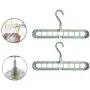 Highway 2pcs Magic Clothes Hanger Organizer,Multifunction Space Saving Hangers,Sturdy Plastic,Standard Hangers,Foldable Storage Coat Hangers (Grey) Highway 2pcs Magic Clothes Hanger Organizer,Multifunction Space Saving Hangers,Sturdy Plastic,Standard Hangers,Foldable Storage Coat Hangers (Grey)