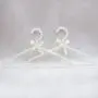 Bueer 10 Pack Pearl Beads Metal Elegant Clothes Hangers Standard Hangers (White) Bueer 10 Pack Pearl Beads Metal Elegant Clothes Hangers Standard Hangers (White)
