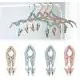 Portable Folding Coat Hanger Magic Multi-Function Clothes Hanger Clothes Drying Rack Plastic Clothes Hangers Home Organizer 10pcs Random Color Portable Folding Coat Hanger Magic Multi-Function Clothes Hanger Clothes Drying Rack Plastic Clothes Hangers Home Organizer 10pcs Random Color