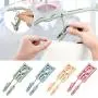 shengyuze Portable Folding Clothes Hanger Non-Slip Drying Rack with Two Clips for Travel Space Saving for Home Storage, PP - Green