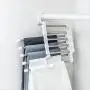 LFSHYP Clothes Hangers Newest Hot Fashion 5 in 1 Pant Rack Shelves Stainless Steel Multi-Functional Wardrobe Magic Hanger Black
