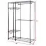 GJH One Closet Organizer Garment Rack Home Shelf Portable Clothes Hanger 48&quotx18&quotx71"
