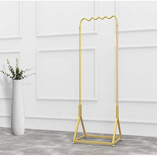 Coat Racks Home Storage Floor-Standing Solid Wood Wavy Hanger Coat Rack for Bedroom Living Room Door Hanger Multifunctional (Size : 39-inches）