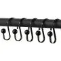 Metal Shower Curtain Hooks,Rust Resistant Shower Hooks Rings,Oil Rubbed Shower Hooks for Curtain,Decorative Curtain Hooks for Bathroom,Set of 12 (Black) Metal Shower Curtain Hooks,Rust Resistant Shower Hooks Rings,Oil Rubbed Shower Hooks for Curtain,Decorative Curtain Hooks for Bathroom,Set of 12 (Black)