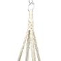 Macrame Plant Hanger Cotton 4 Legs 48 Inch For Indoor Outdoor, Living Room, Kitchen, Deck, Patio, High and Low Ceiling and Fits Round & Square Pots, Unique Design and Hand Knotted for Pot Size 10"-12"