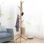 Wooden Coat Rack Hanger Floor Bedroom Multi-Function Rack Simple Clothes Rack Hanger Holder Free Standing Hook for Hallway Entryway (Khaki) Wooden Coat Rack Hanger Floor Bedroom Multi-Function Rack Simple Clothes Rack Hanger Holder Free Standing Hook for Hallway Entryway (Khaki)
